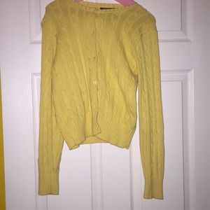 American Living Cotton Yellow Sweater